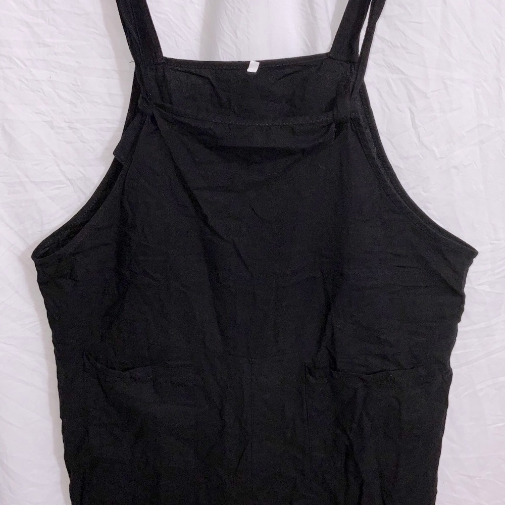 Black overalls